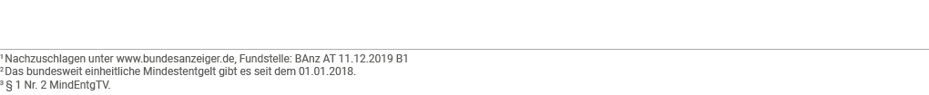 1 Nachzuschlagen unter www bundesanzeiger de, Fundstelle: BAnz AT 11 12 2019 B1 2 Das bundesweit einheitliche Mindest   