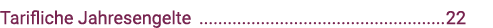 Tarifliche Jahresengelte 22