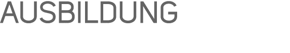 AUSBILDUNG