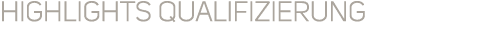 HIGHLIGHTS QUALIFIZIERUNG